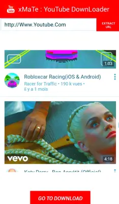 xMate  YouTube DownLoader android App screenshot 3